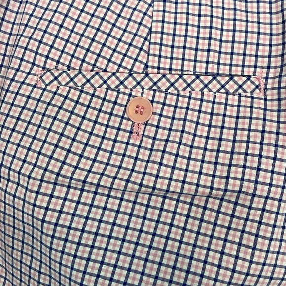 Talbots Pink and Blue Signature Plaid Capri Pants. Size 12. - Picture 9 of 14